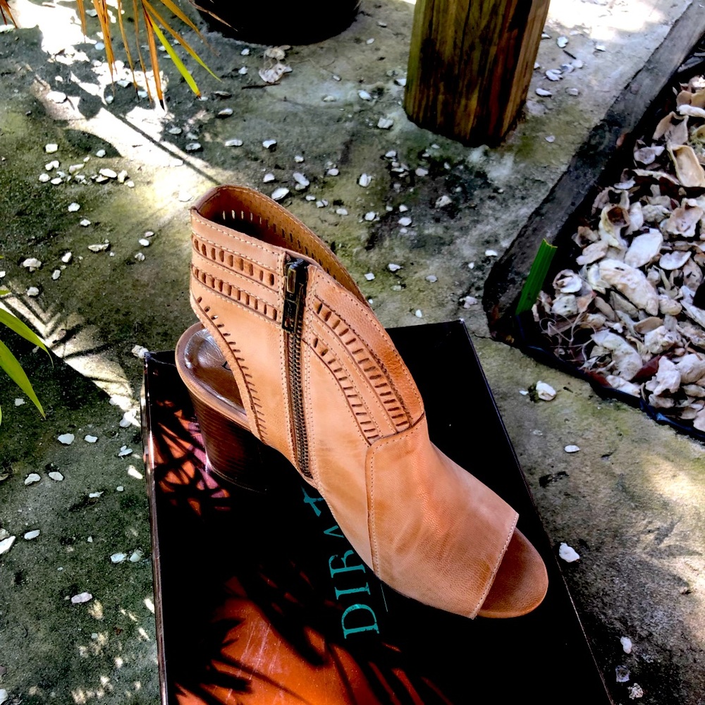 Diba True Inner Voice Peep Toe Booties